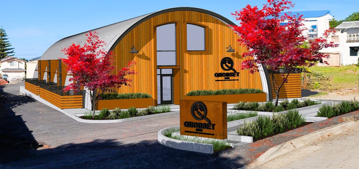 Render of Quonset Hotel